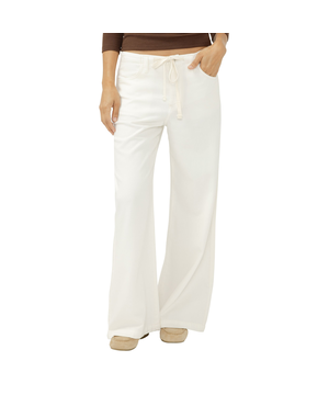 Silver Women's Beach Jeans with Tie