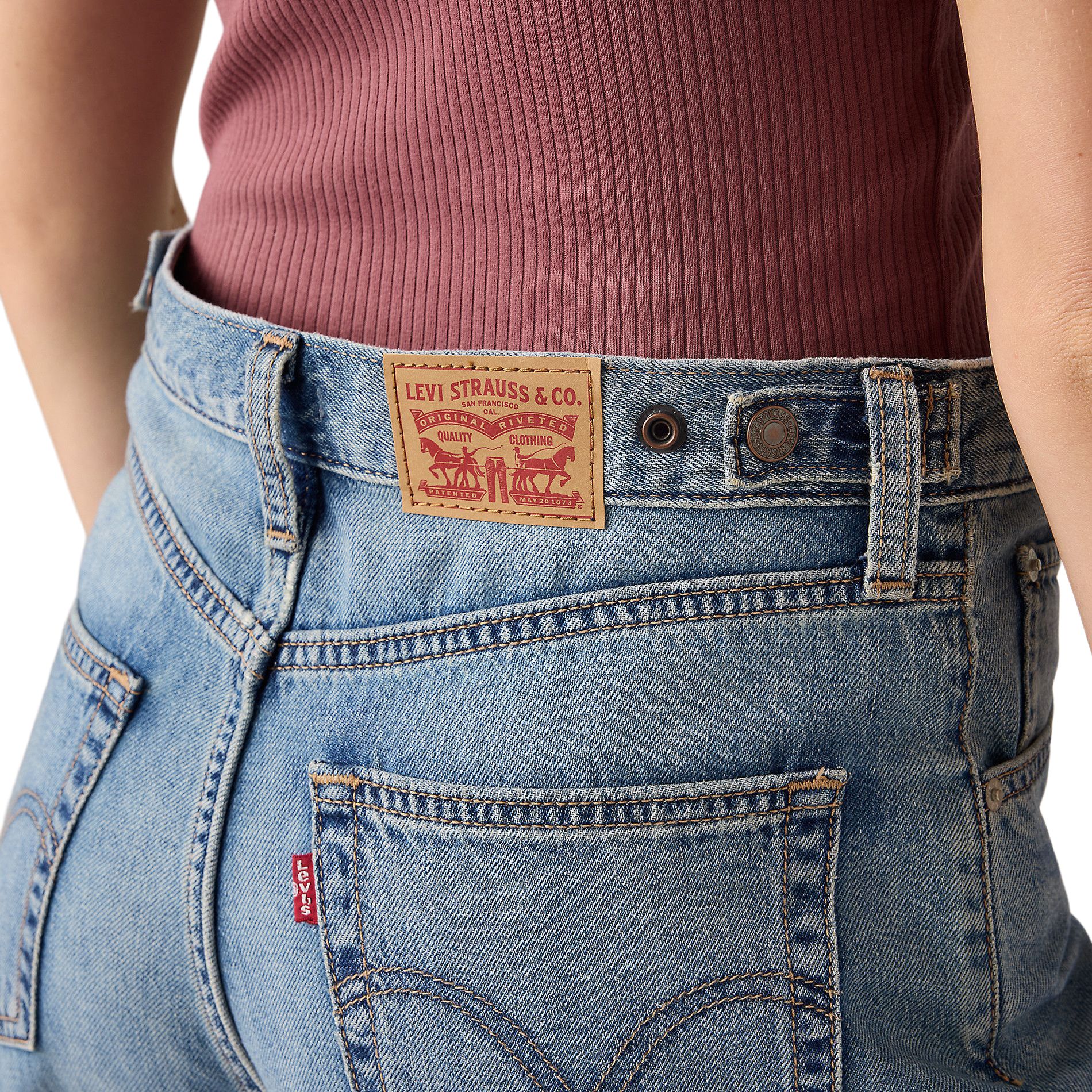 Short cintré longueur mi-cuisse pour femmes, Levi's