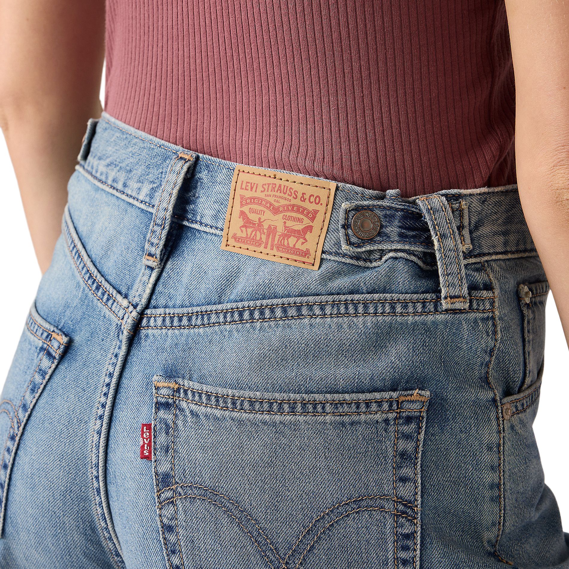 Short cintré longueur mi-cuisse pour femmes, Levi's