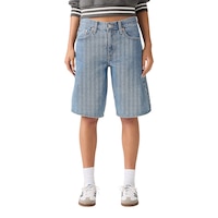 Levi's Women's Middy Jort Front_Flat