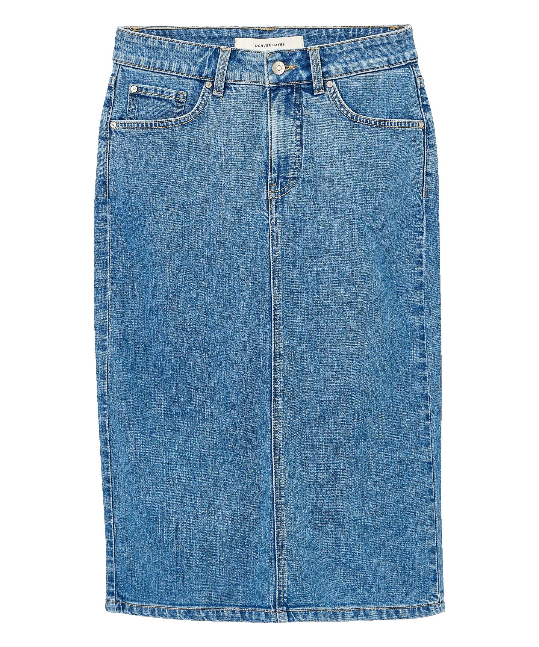Denver Hayes Women's Denim Midi Skirt