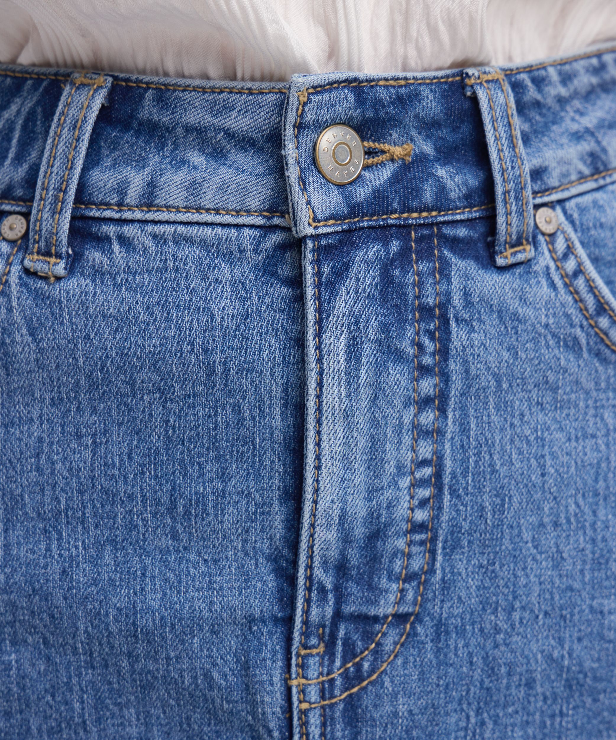 Denver Hayes Women's Denim Midi Skirt