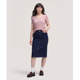 Denver Hayes Women's Midi Skirt Front_Flat