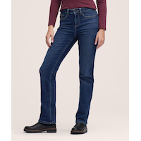 Jean à jambe droite et à taille haute doublé avec T-MAX HEAT pour femmes, WindRiver