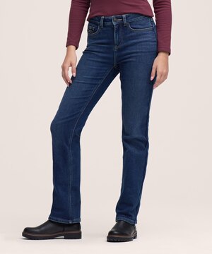 Jean à jambe droite et à taille haute doublé avec T-MAX HEAT pour femmes, WindRiver