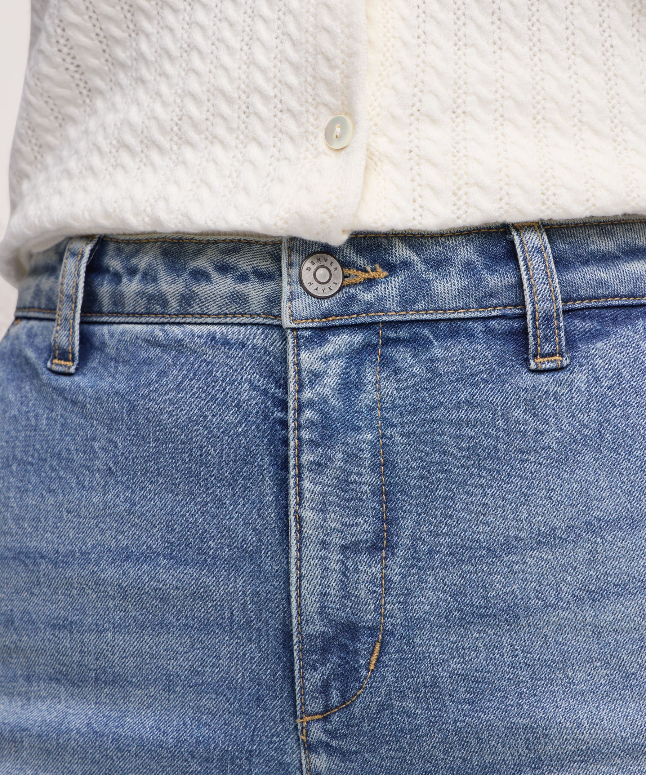 Denver Hayes Women's High Rise Trouser Jeans