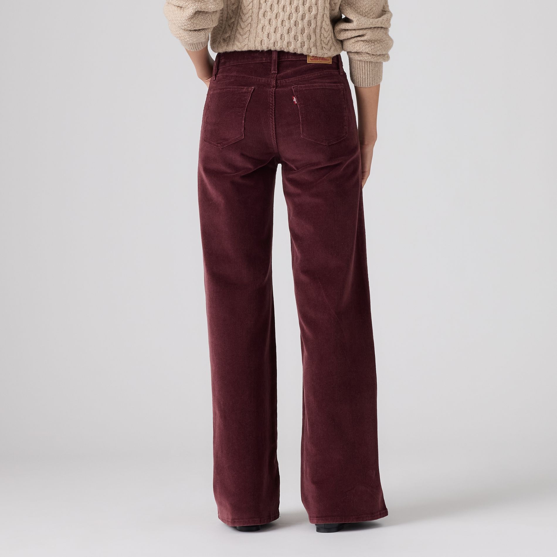 Pantalon en velours côtelé galbant à jambe large pour femmes, 318, Levi’s