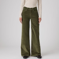 Pantalon en velours côtelé galbant à jambe large pour femmes, 318, Levi’s