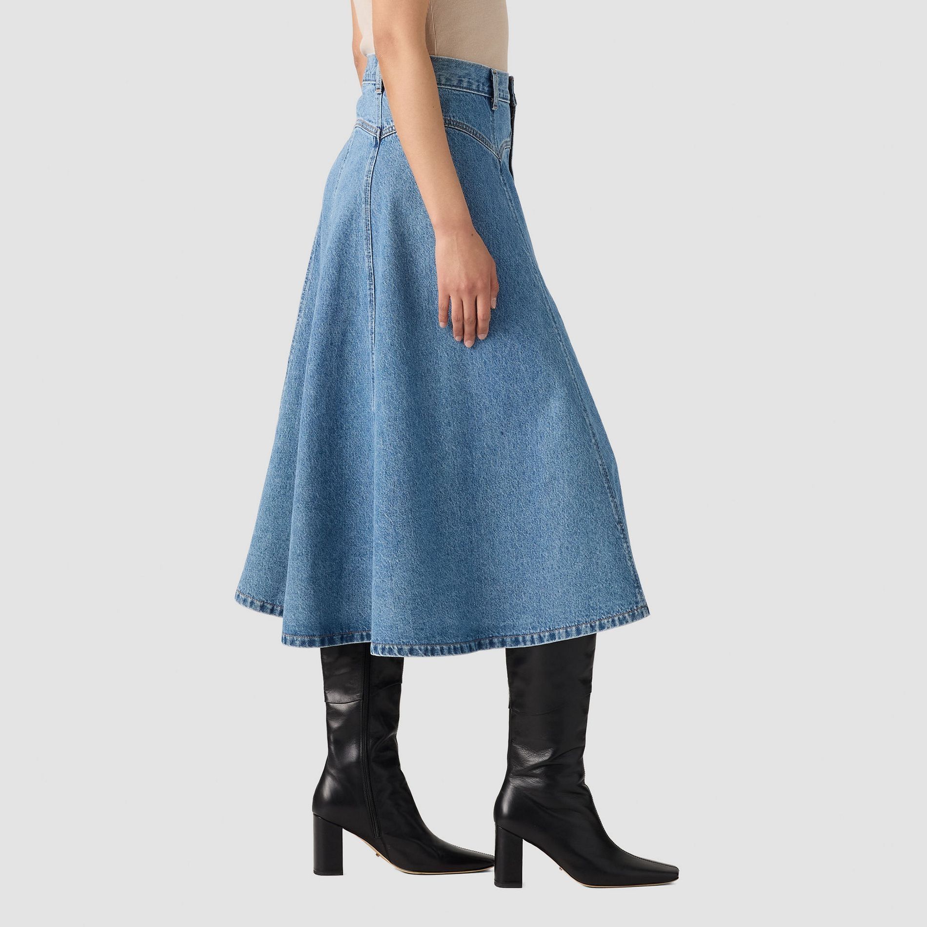 Jupe en denim style western avec empiècements pour femmes, Levi’s