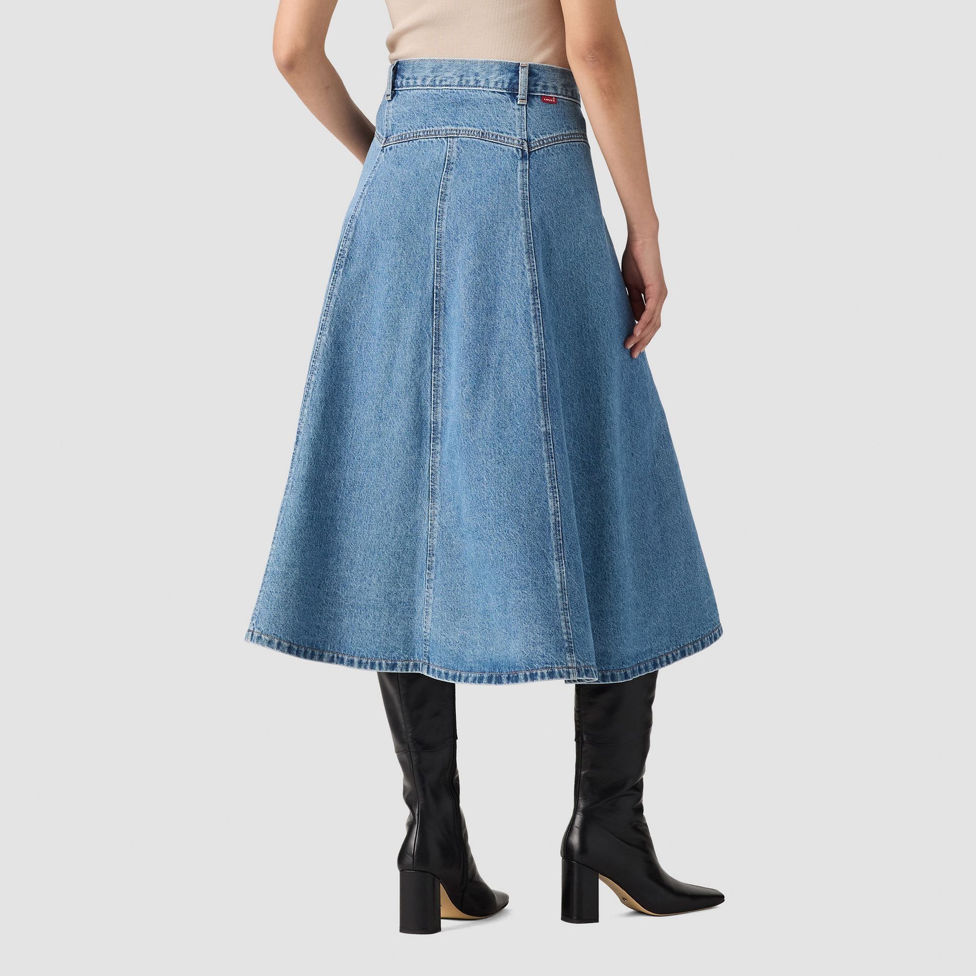 Jupe en denim style western avec empiècements pour femmes, Levi’s