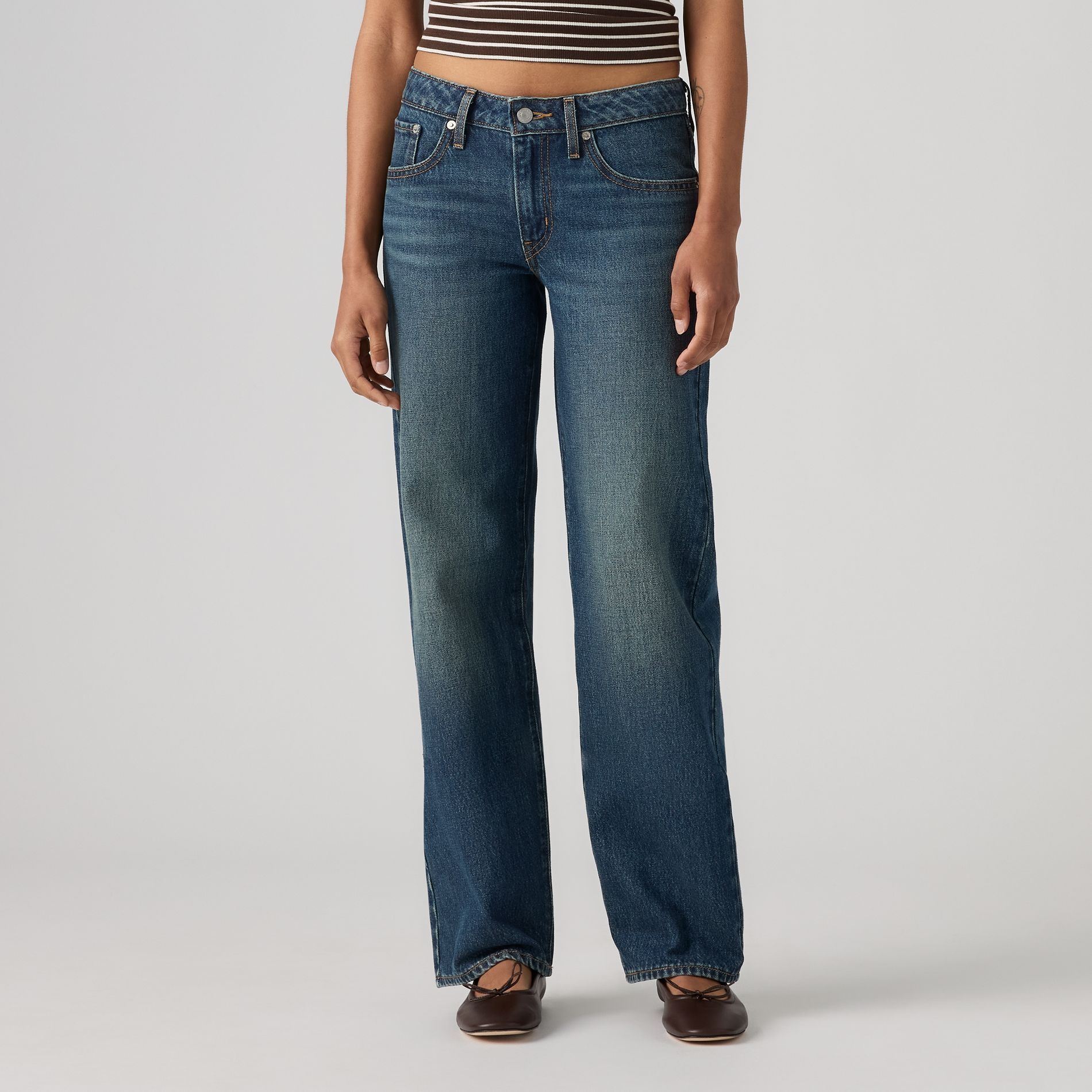 Levi's Women's Superlow Straight Jeans