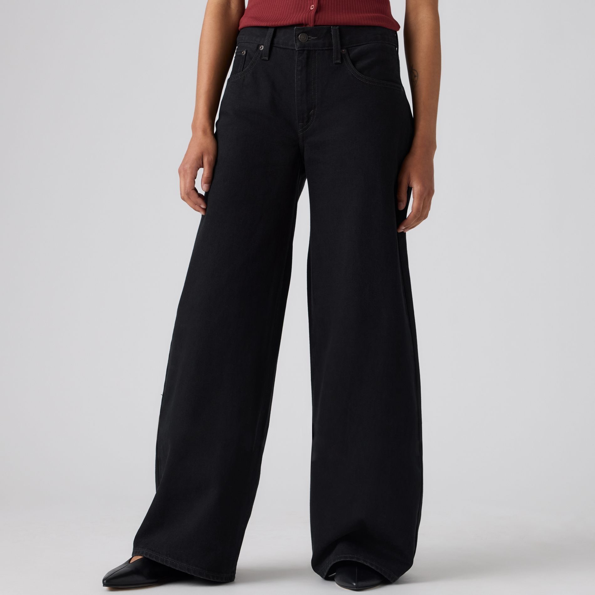 Jean à jambe large mitan pour femmes, Levi’s