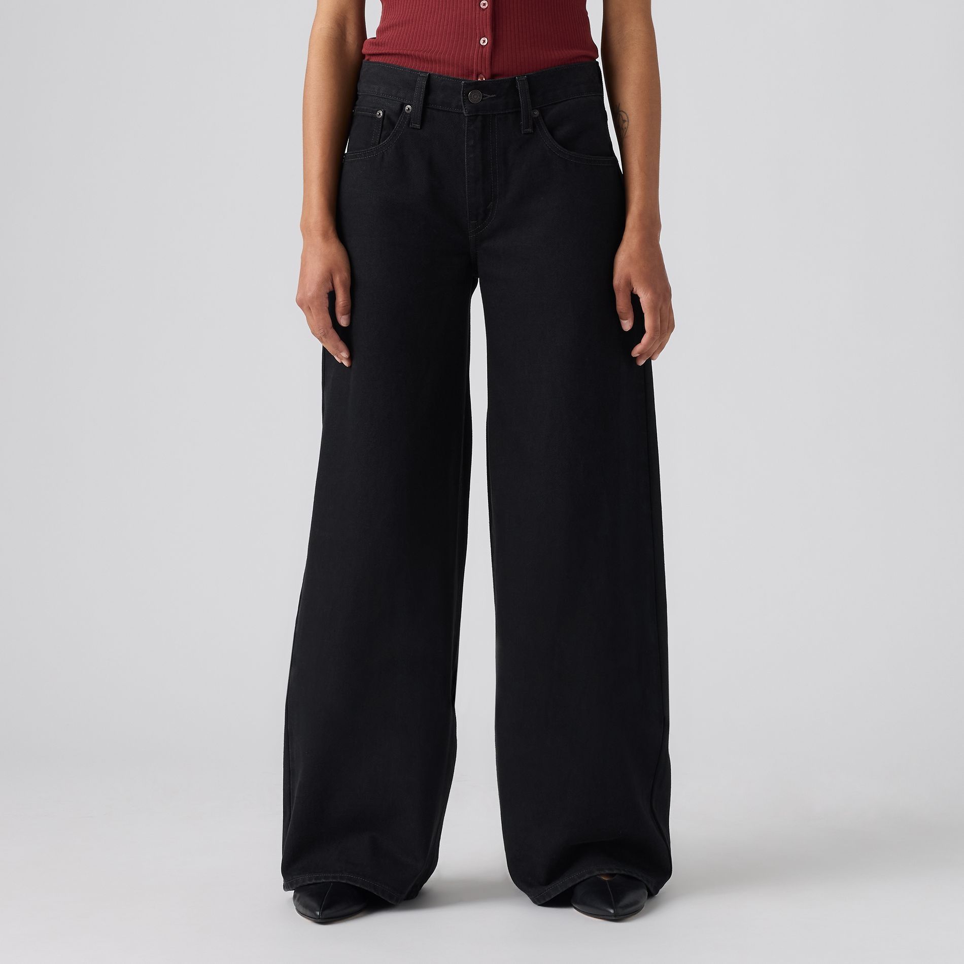 Jean à jambe large mitan pour femmes, Levi’s