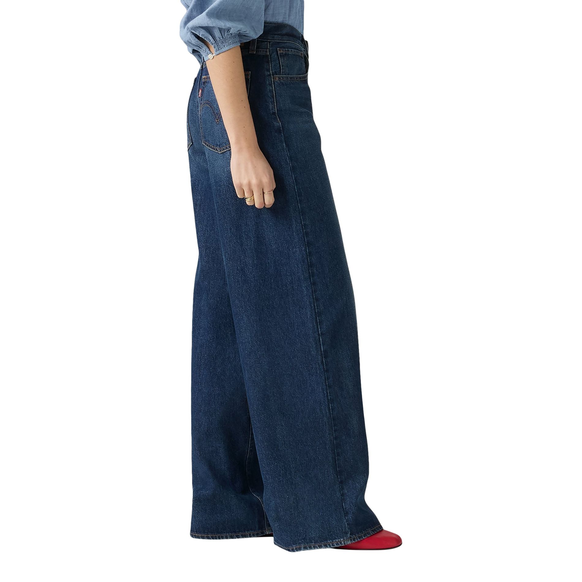 Levi's Women's Middy Wide Leg Jeans