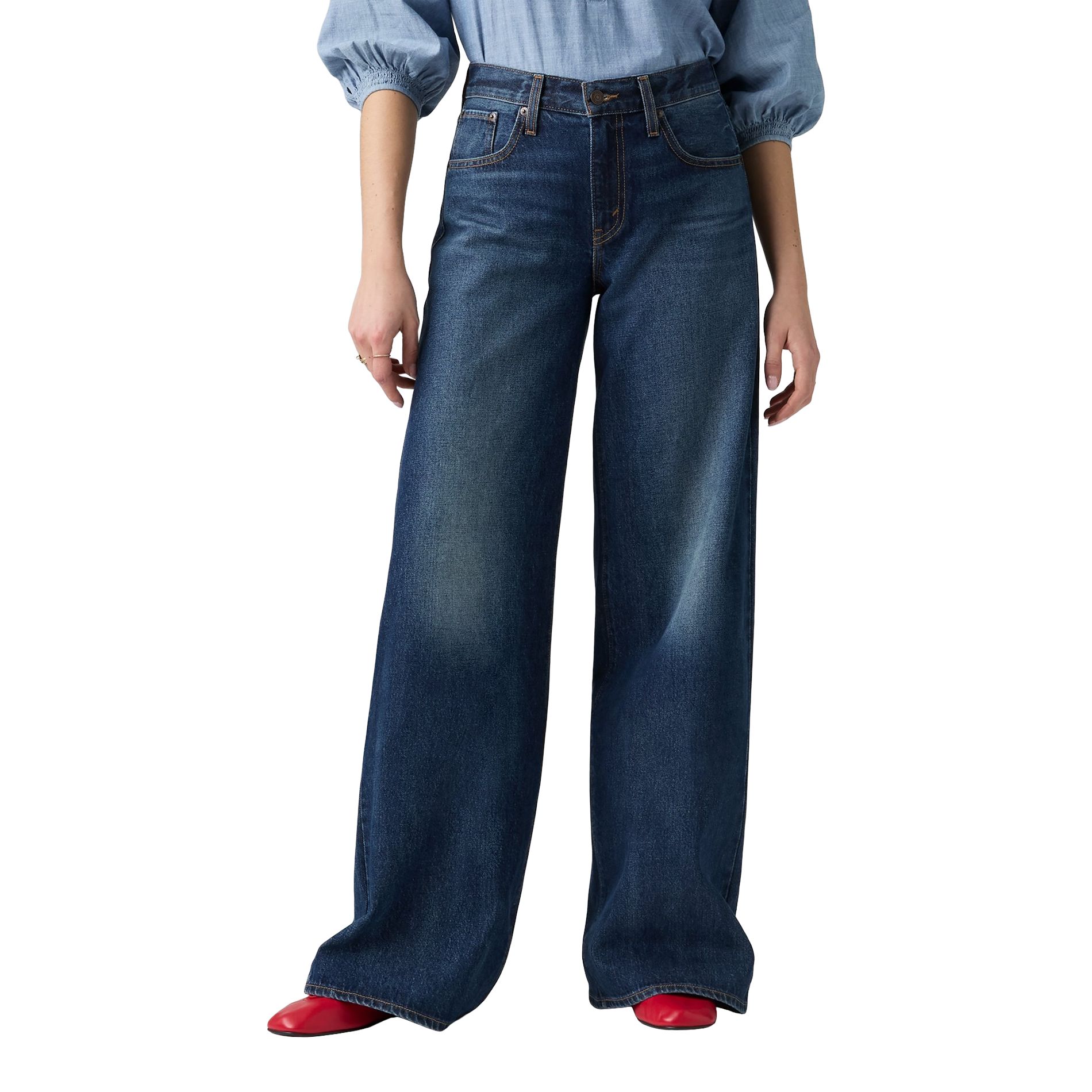Levi's Women's Middy Wide Leg Jeans
