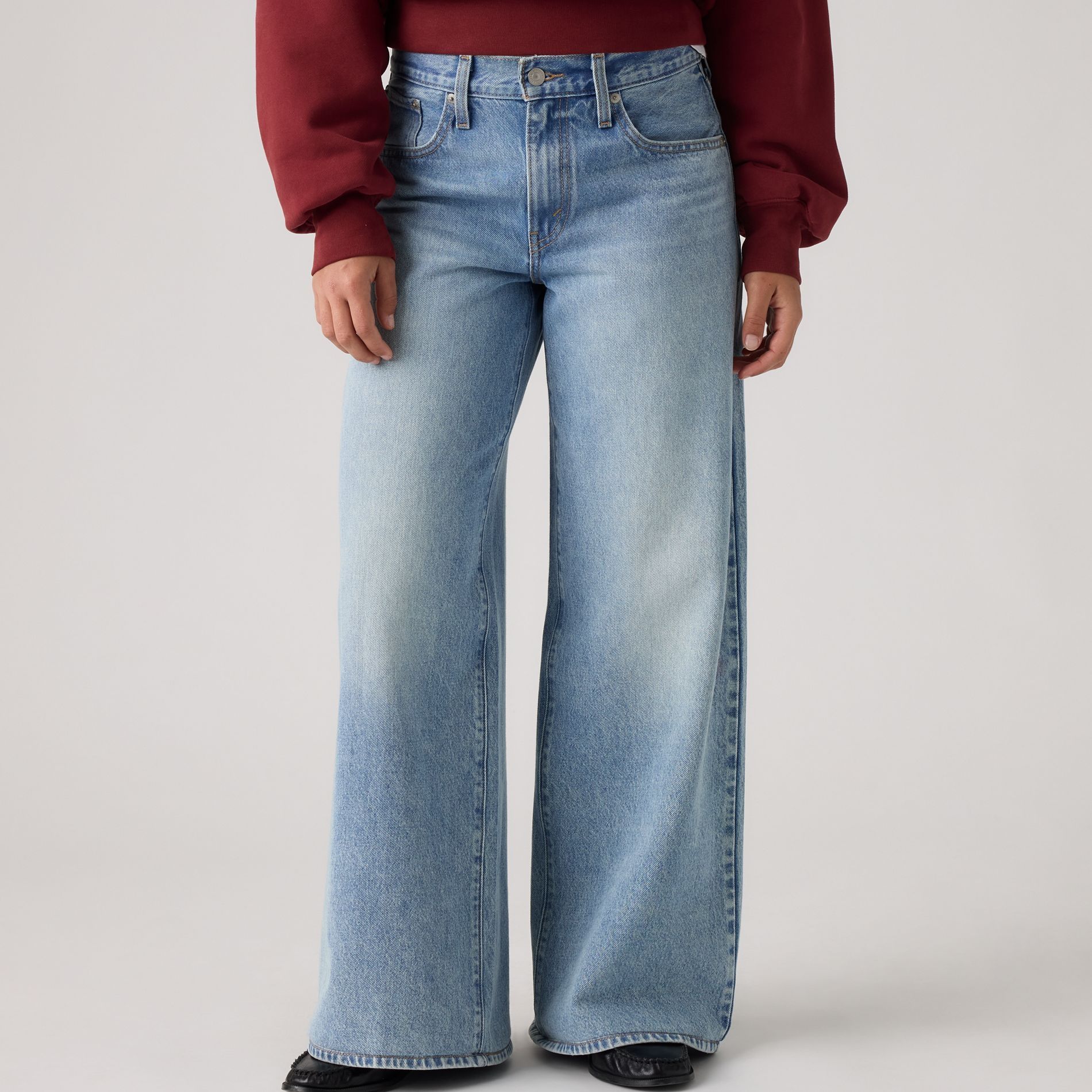 Levi's Women's Middy Wide Leg Jeans