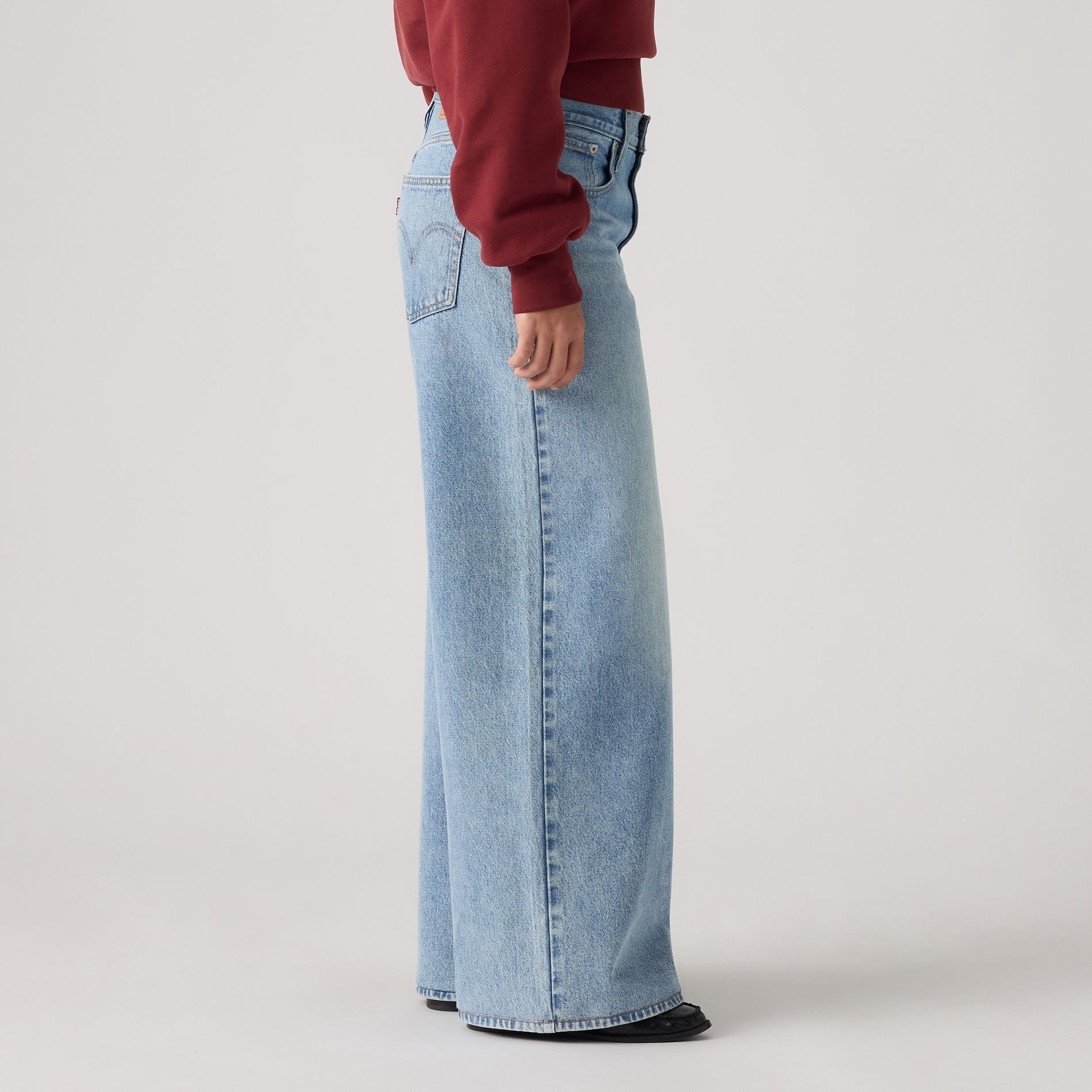 Levi's Women's Middy Wide Leg Jeans