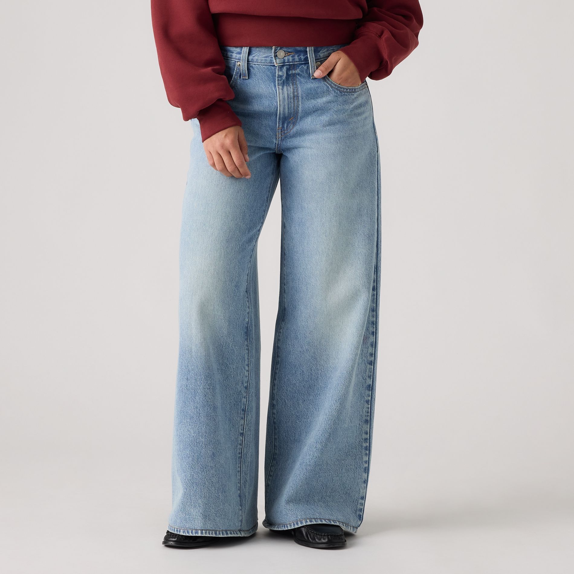 Levi's Women's Middy Wide Leg Jeans