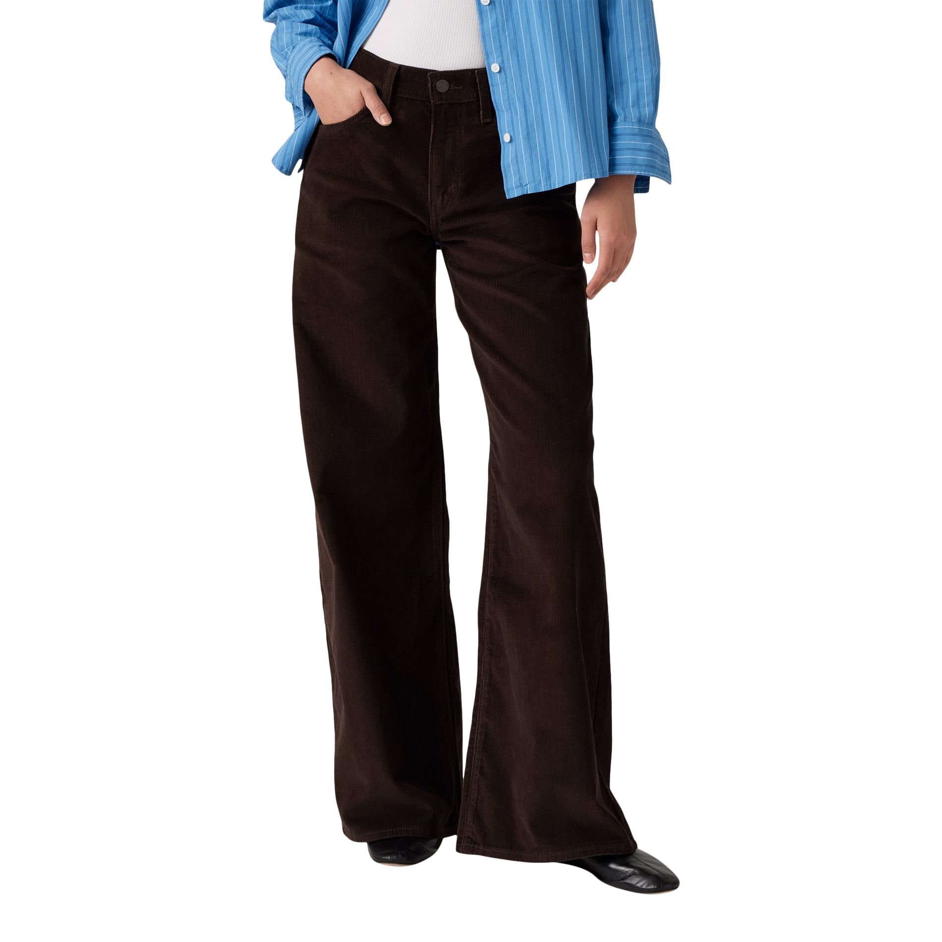 Levi's Women's Middy Wide Leg Jeans