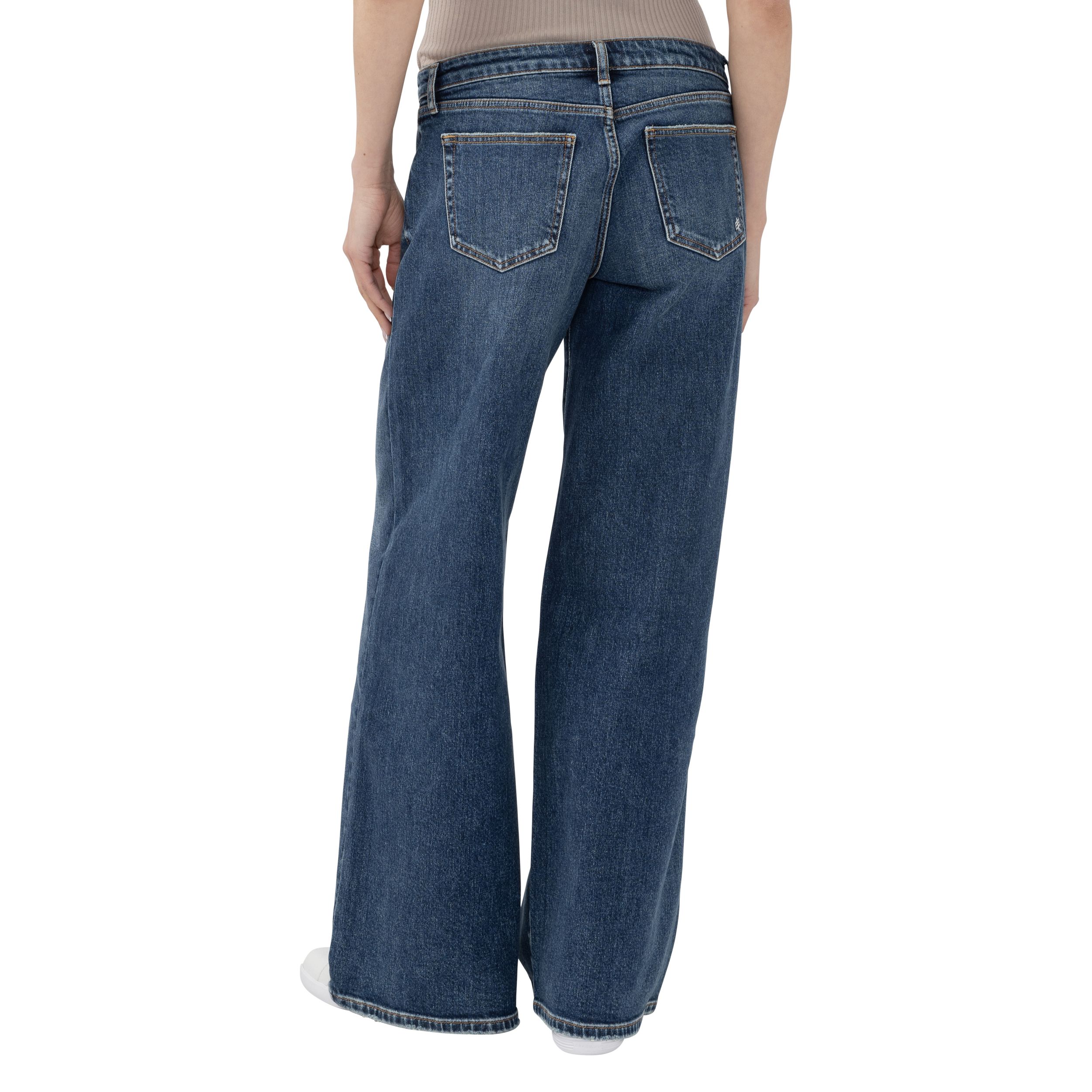 Silver Women's Low Rise Baggy Jeans