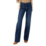 Silver Women's Avery Belted Trouser Jeans Front_Flat
