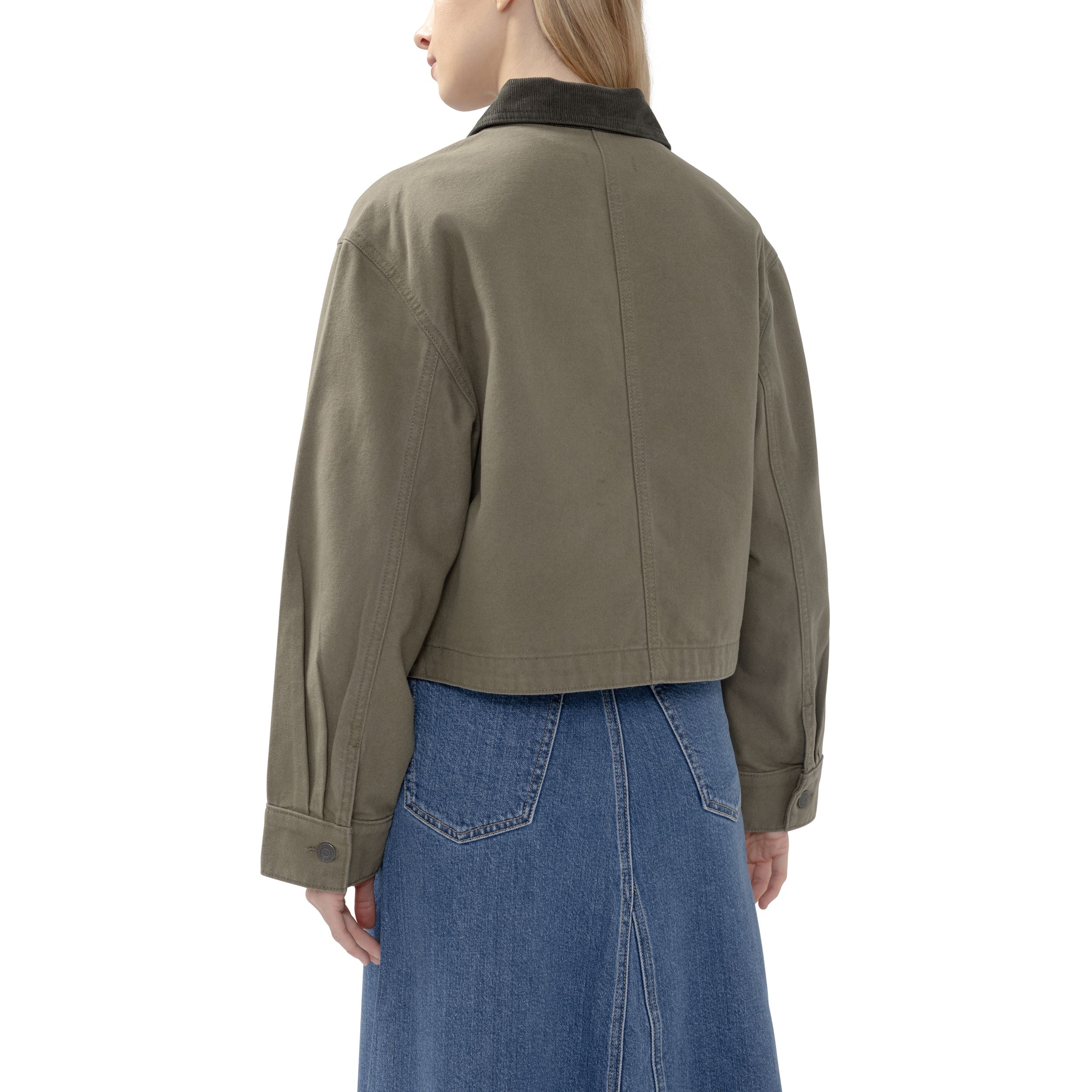 Silver Women's Barn Jacket