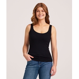 Débardeur ajusté en tricot côtelé pour femmes, Denver Hayes Front_Flat