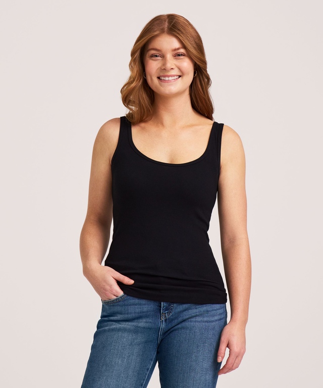 Denver Hayes Women's Fitted Ribbed Tank