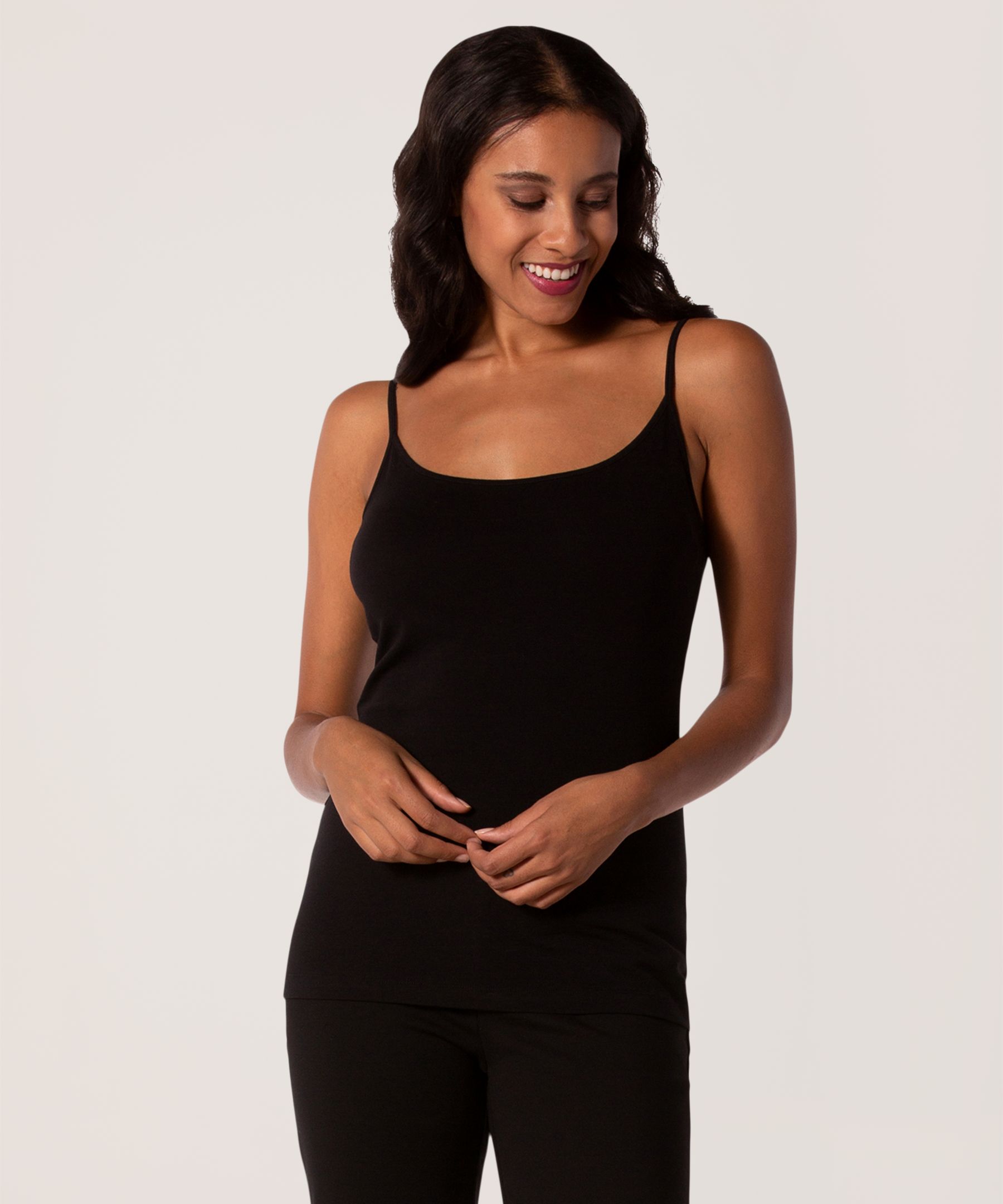 Camisole essentielle ajustée pour femmes, Denver Hayes
