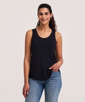 Denver Hayes Women's Relaxed Scoop Neck Tank Top