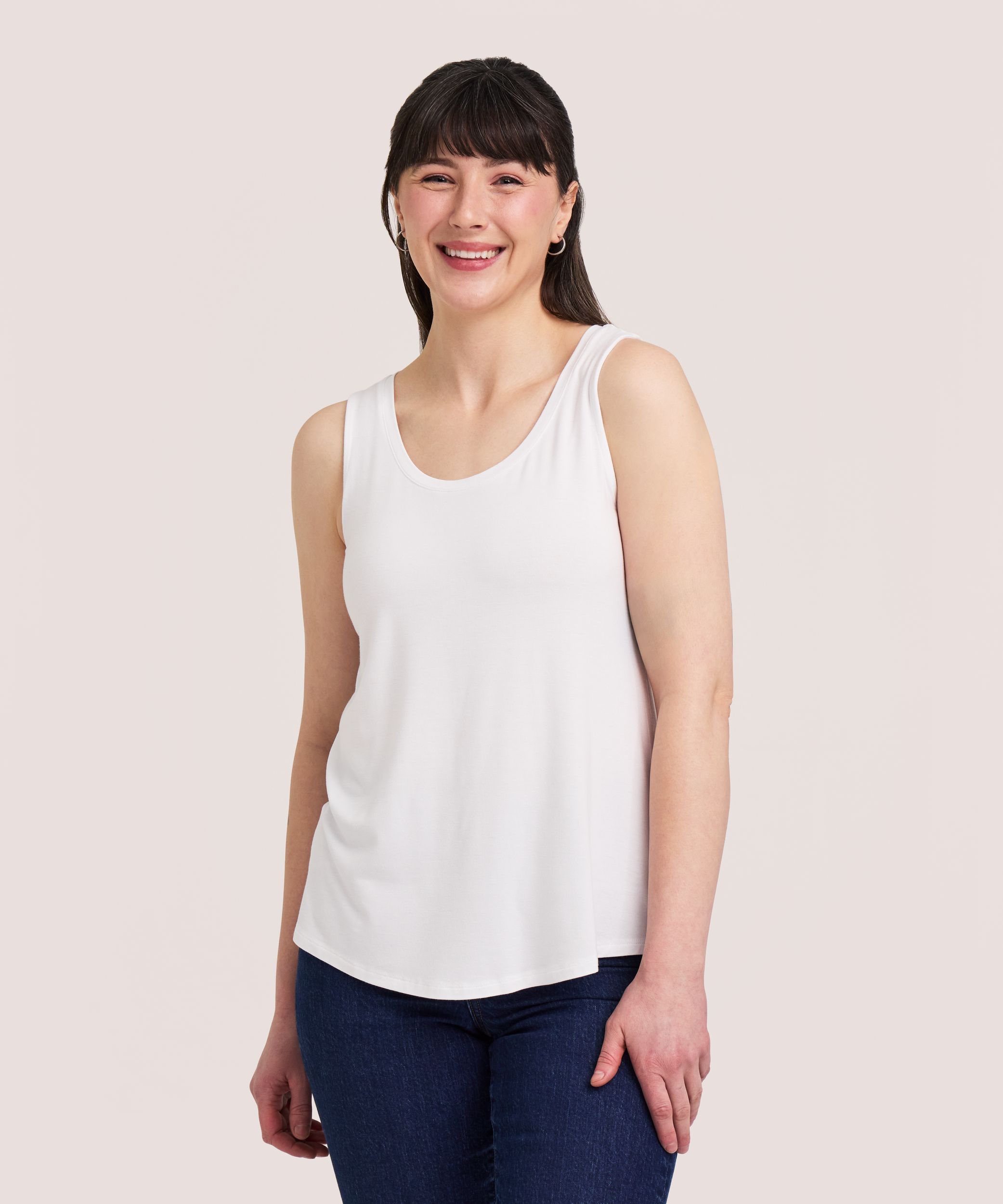 Denver Hayes Women's Relaxed Scoop Neck Tank Top