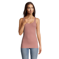 Débardeur ajusté en tricot côtelé pour femmes, Denver Hayes Front_Flat