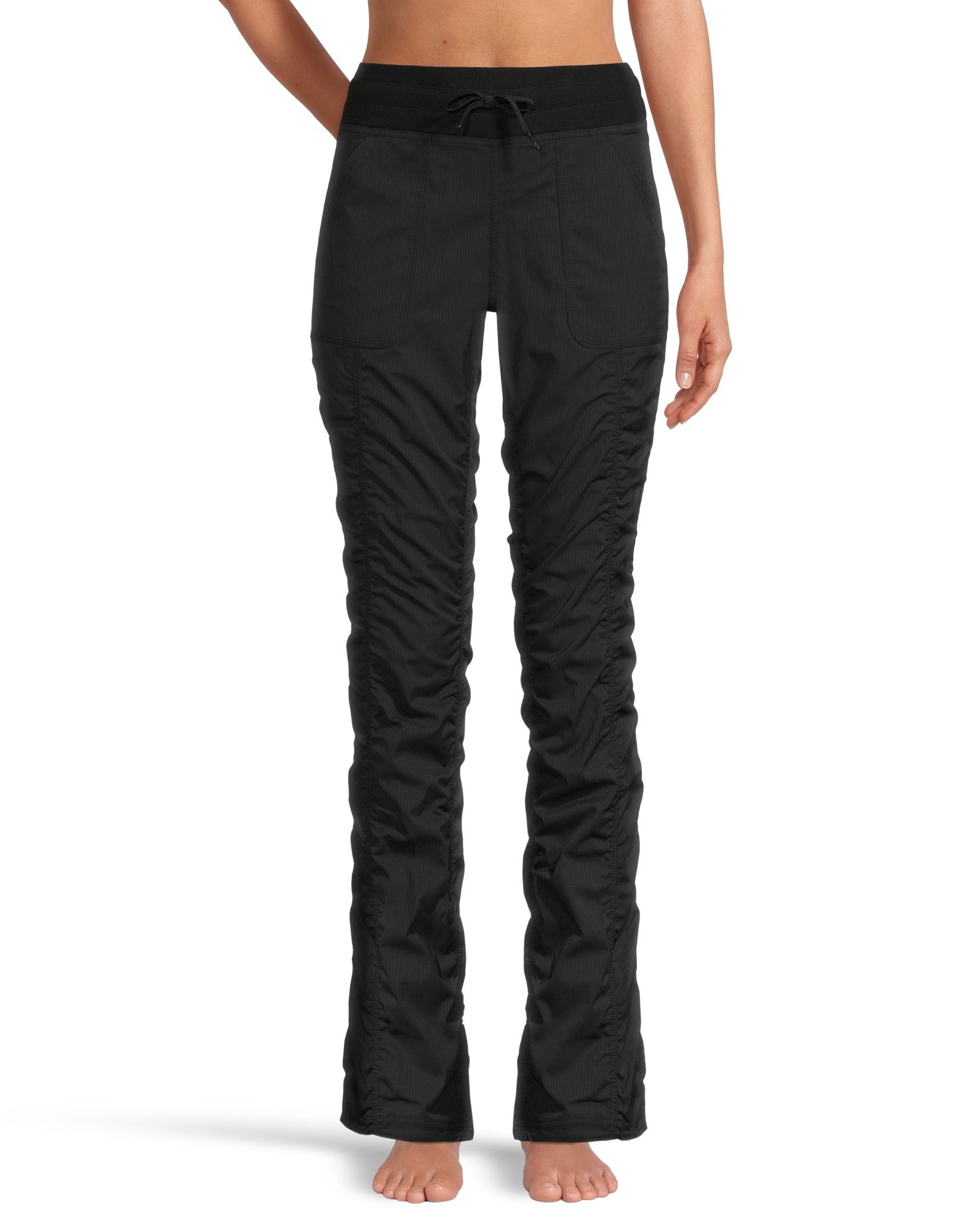 Forever 21 Women's Mid-Rise Cargo Joggers in Black, XL