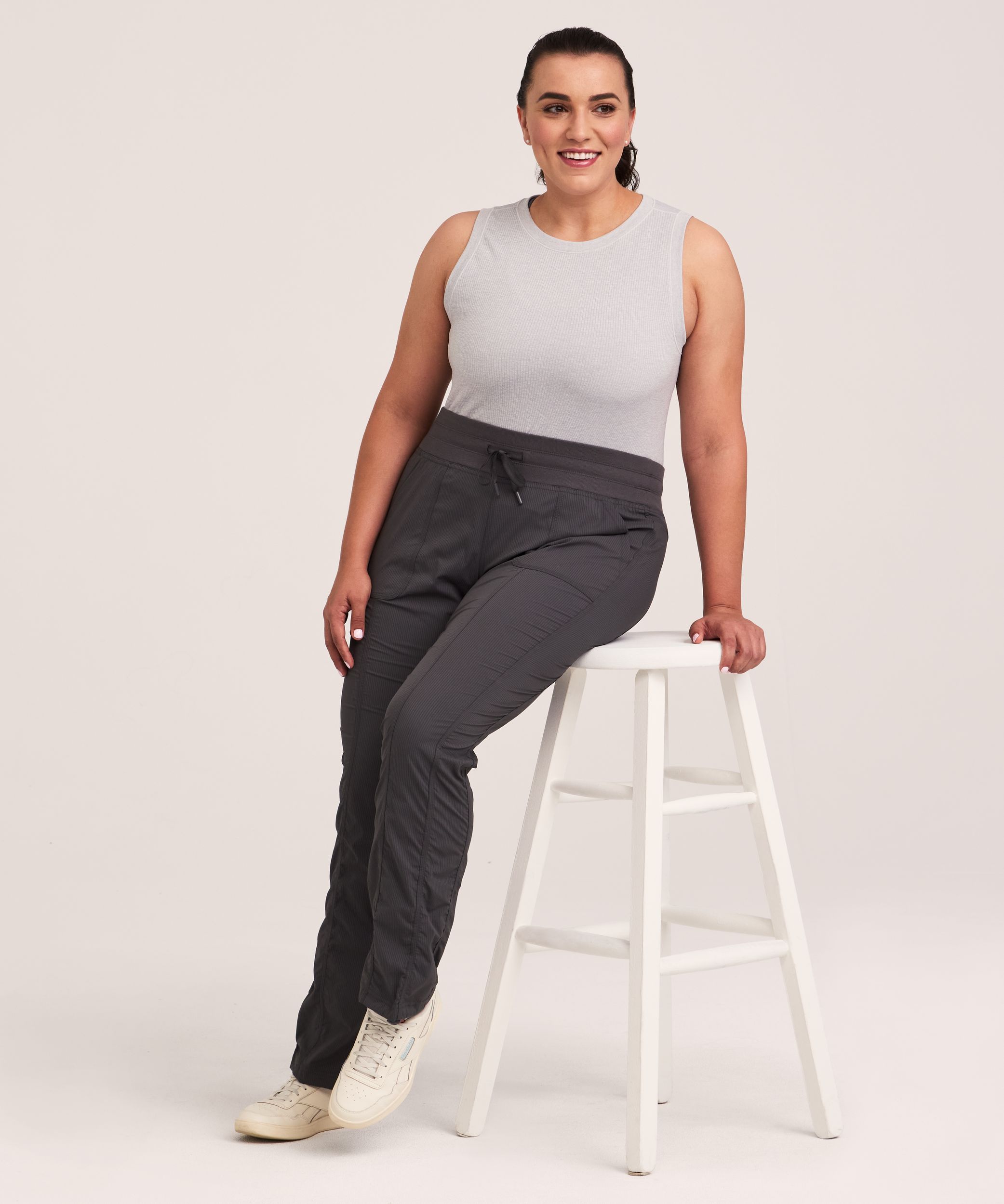 Pantalon tissé taille mi-haute Shambhala pour femme