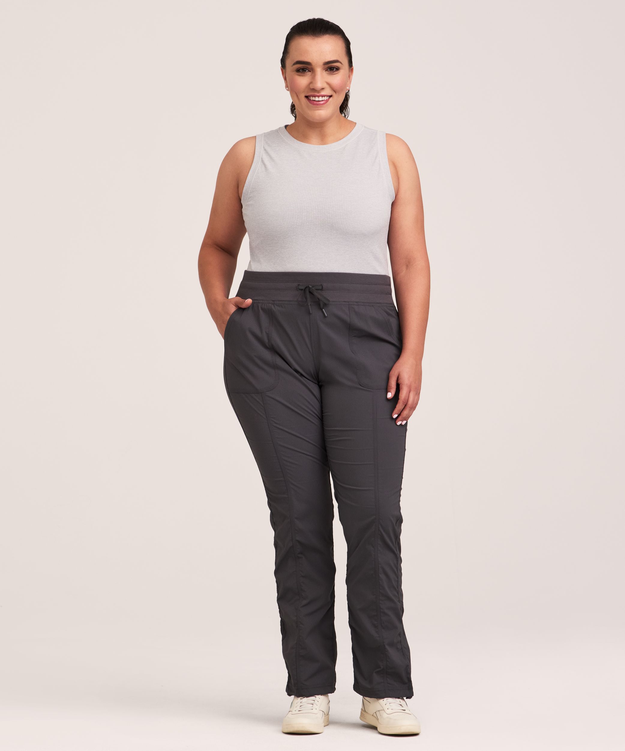 Pantalon tissé taille mi-haute Shambhala pour femme