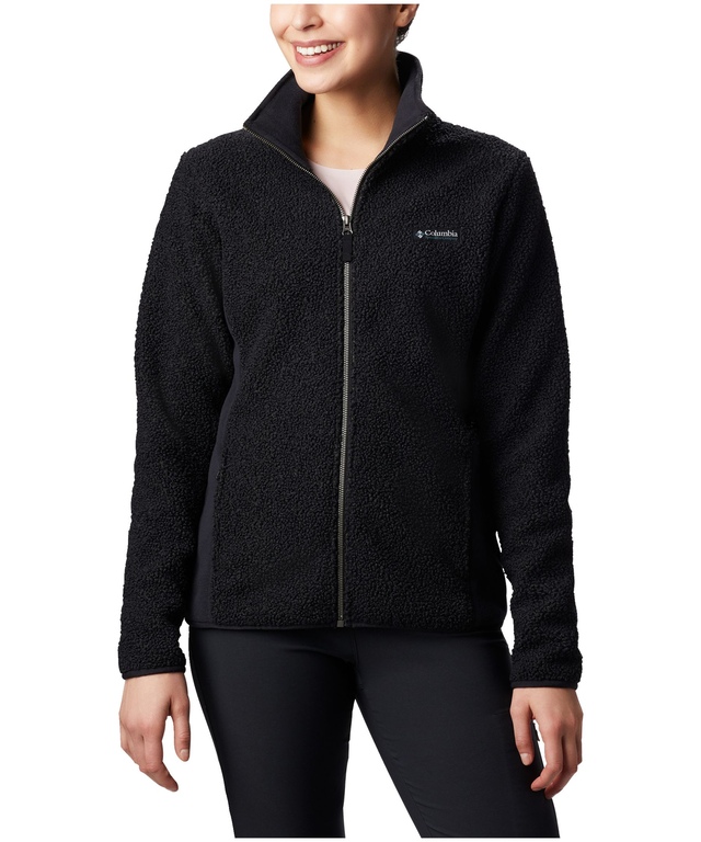 Columbia Veste en molleton sherpa à glissière pleine longueur pour femmes, Panorama