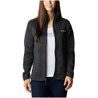 Chandail en molleton Columbia à fermeture à glissière pour femmes, Sweater Weather Front_Flat