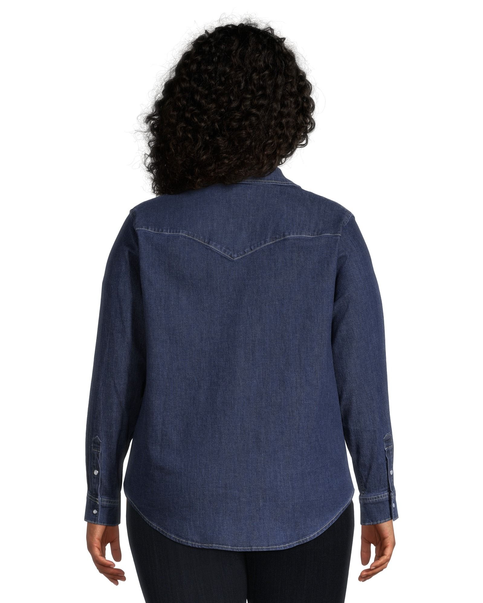 Levi's Women's Ultimate Western Minds Eye Denim Button Up Shirt