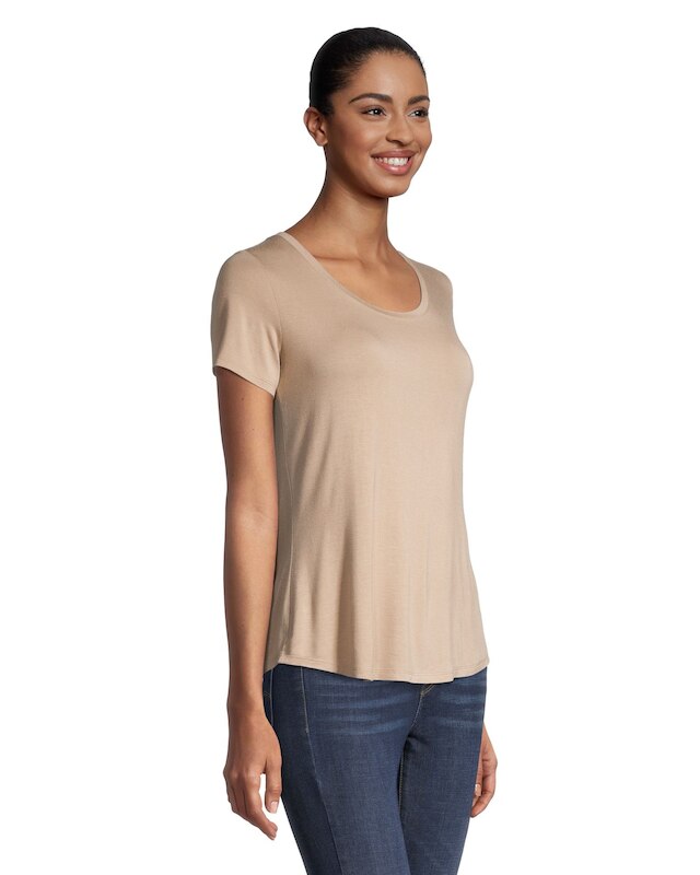 Denver Hayes Women's Relaxed Fit Scoop Neck T Shirt | Marks