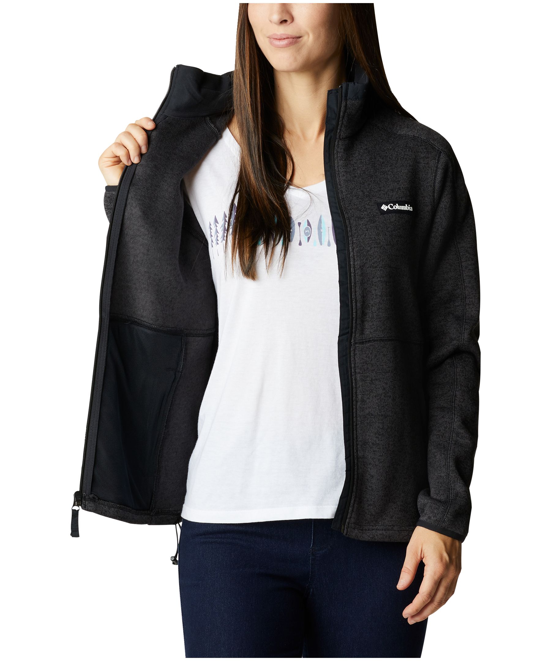 Chandail en molleton Columbia à fermeture à glissière pour femmes, Sweater Weather