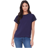 Lois Women's Merry Flowy Blouse Front_Flat