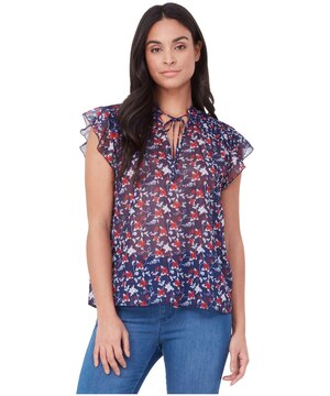 Blouse à manches volantées pour femmes, Lois, Paige