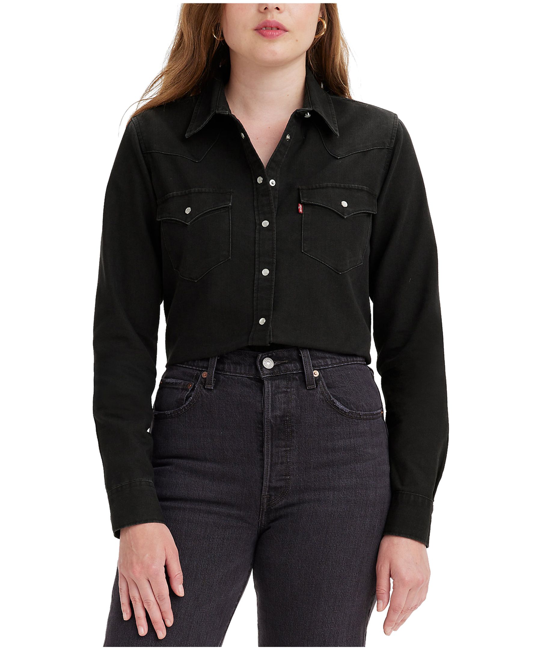 Levi's Women's Ultimate Western Button Up Shirt - Black