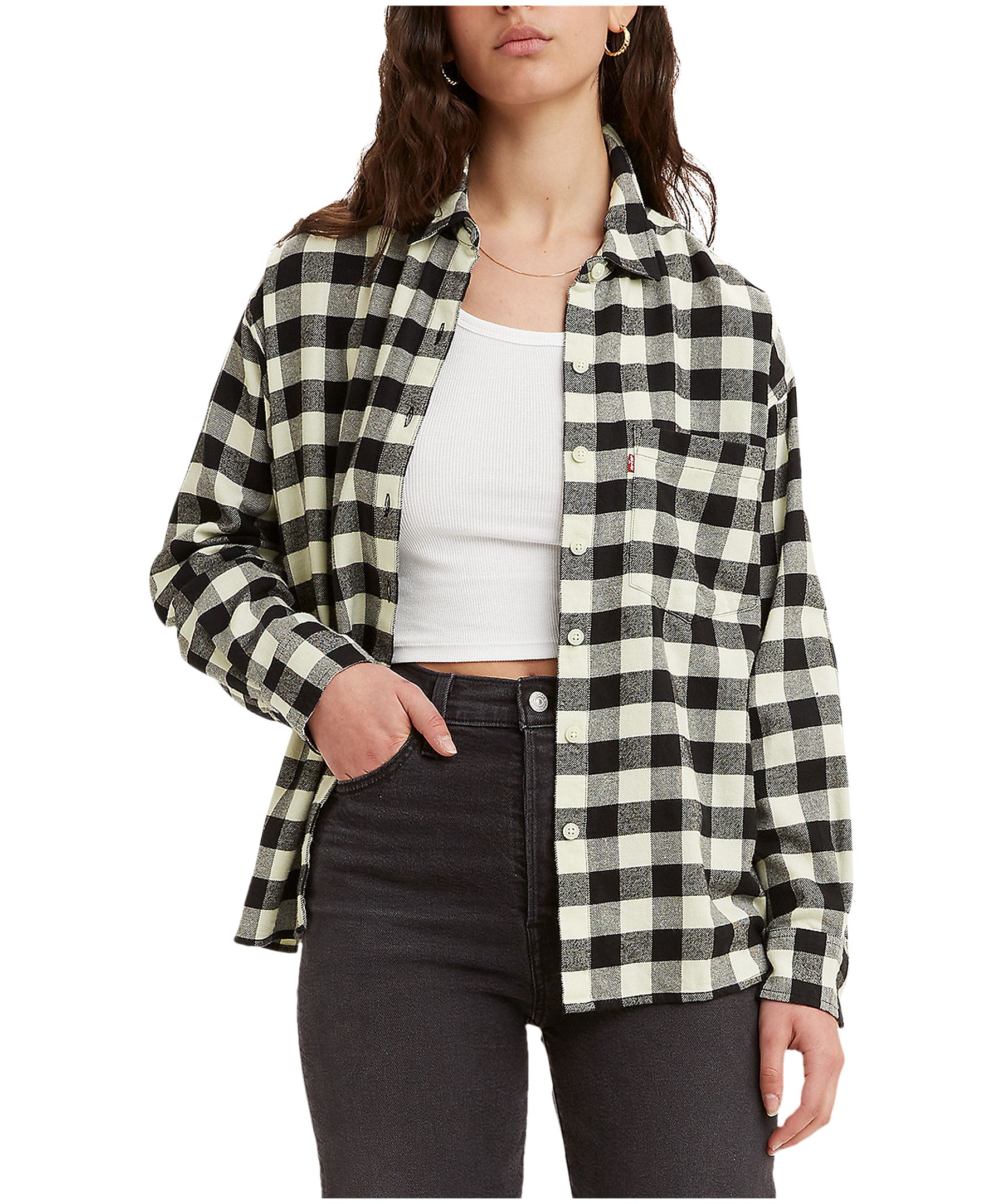 Levi's womens cheap flannel shirts