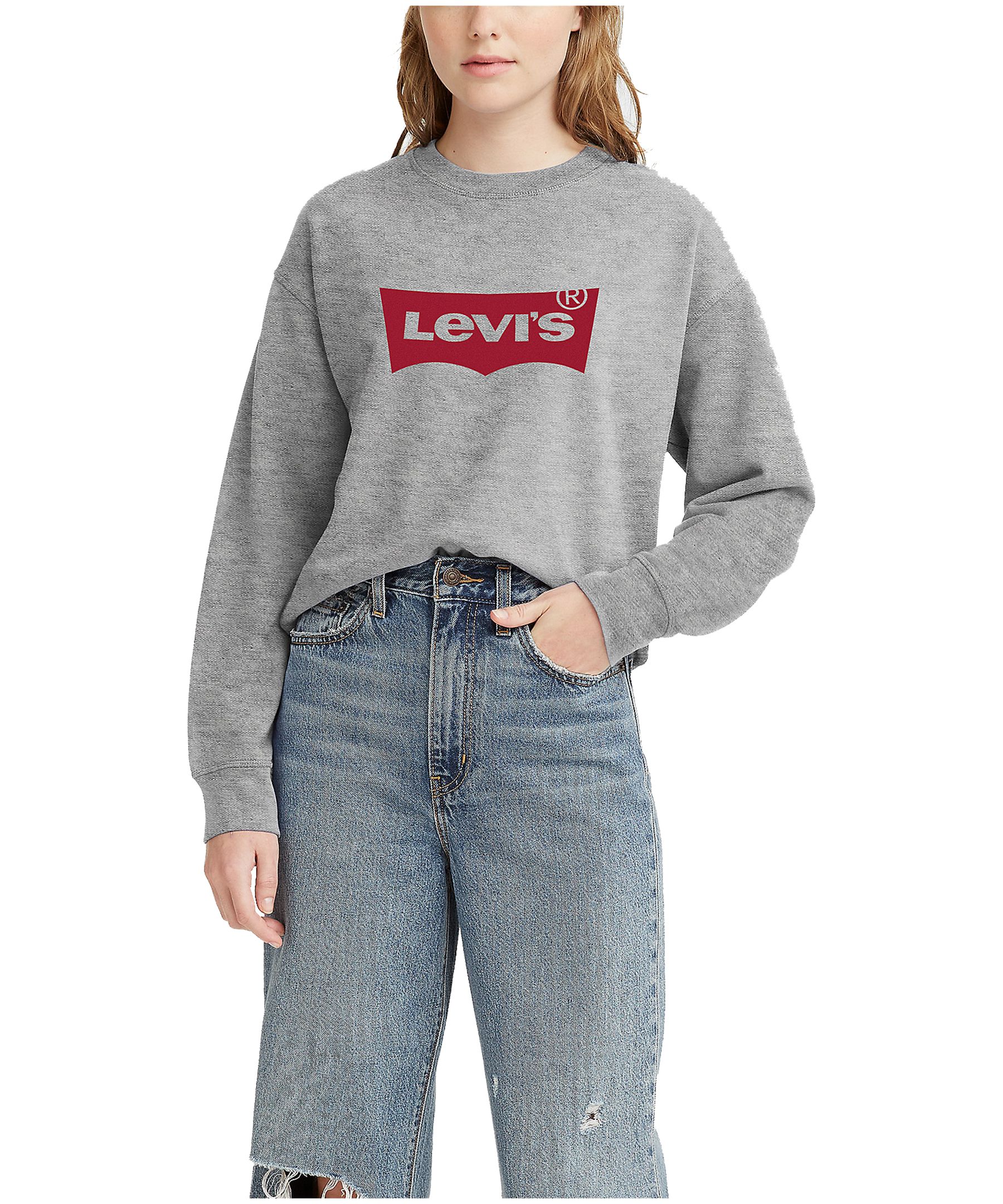 Levi's Chandail graphique en molleton standard à encolure ras du cou pour femmes