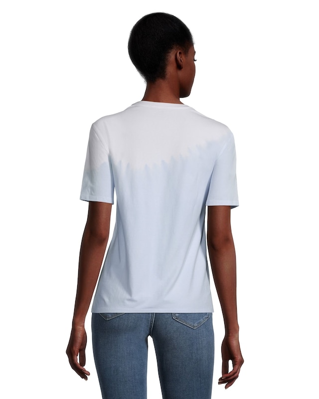 Women's SemiFitted Crewneck Tie Dye Graphic T Shirt Marks