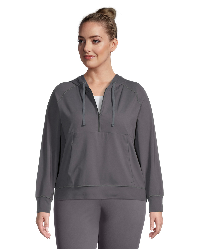 Half zip sweatshirt sales ladies