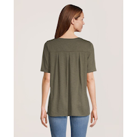 Haut à col arrondi pour femmes, Denver Hayes Back_Flat