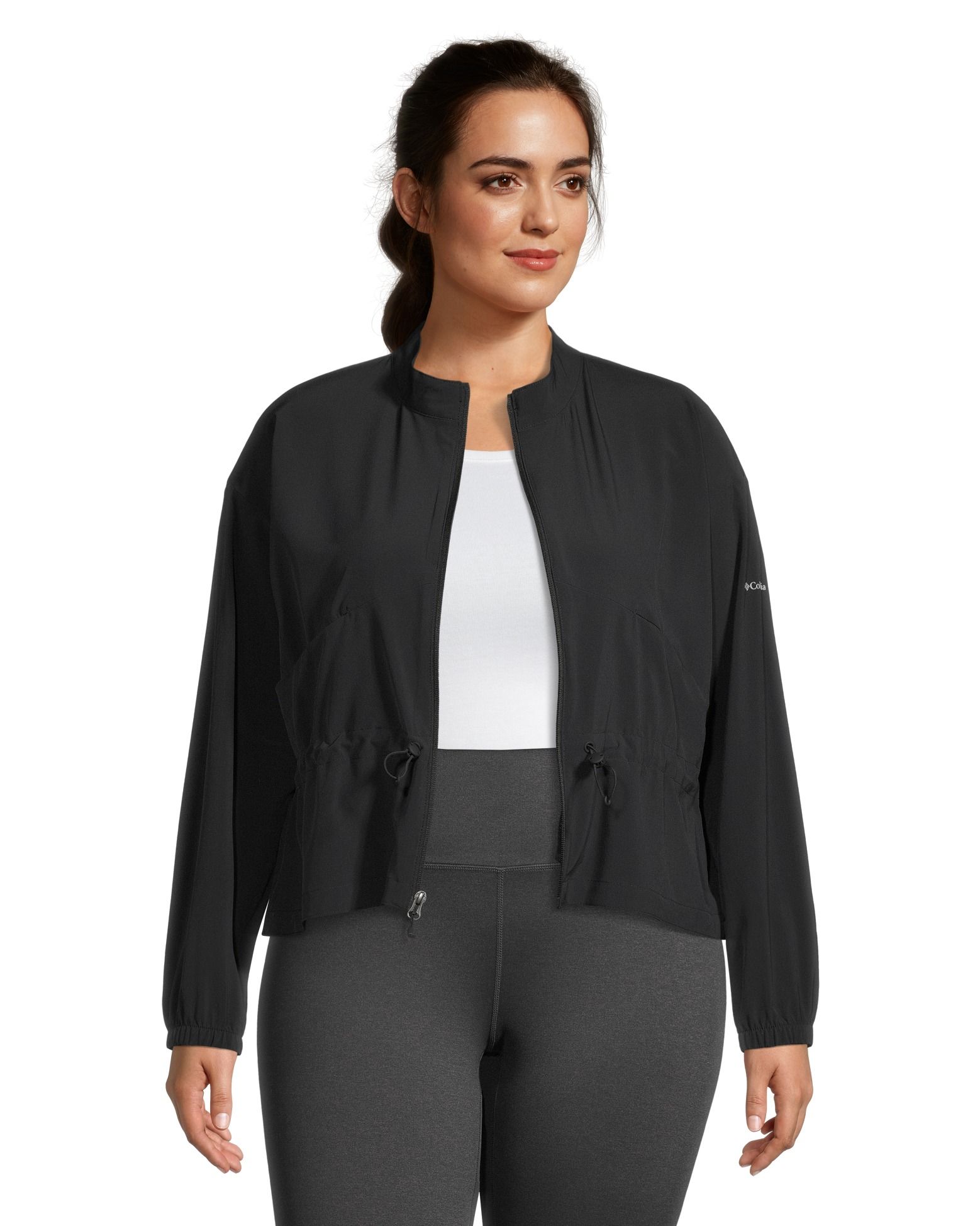 Calvin Klein Performance Women's Jacket Small Black Dry Polyester Full Zip  S