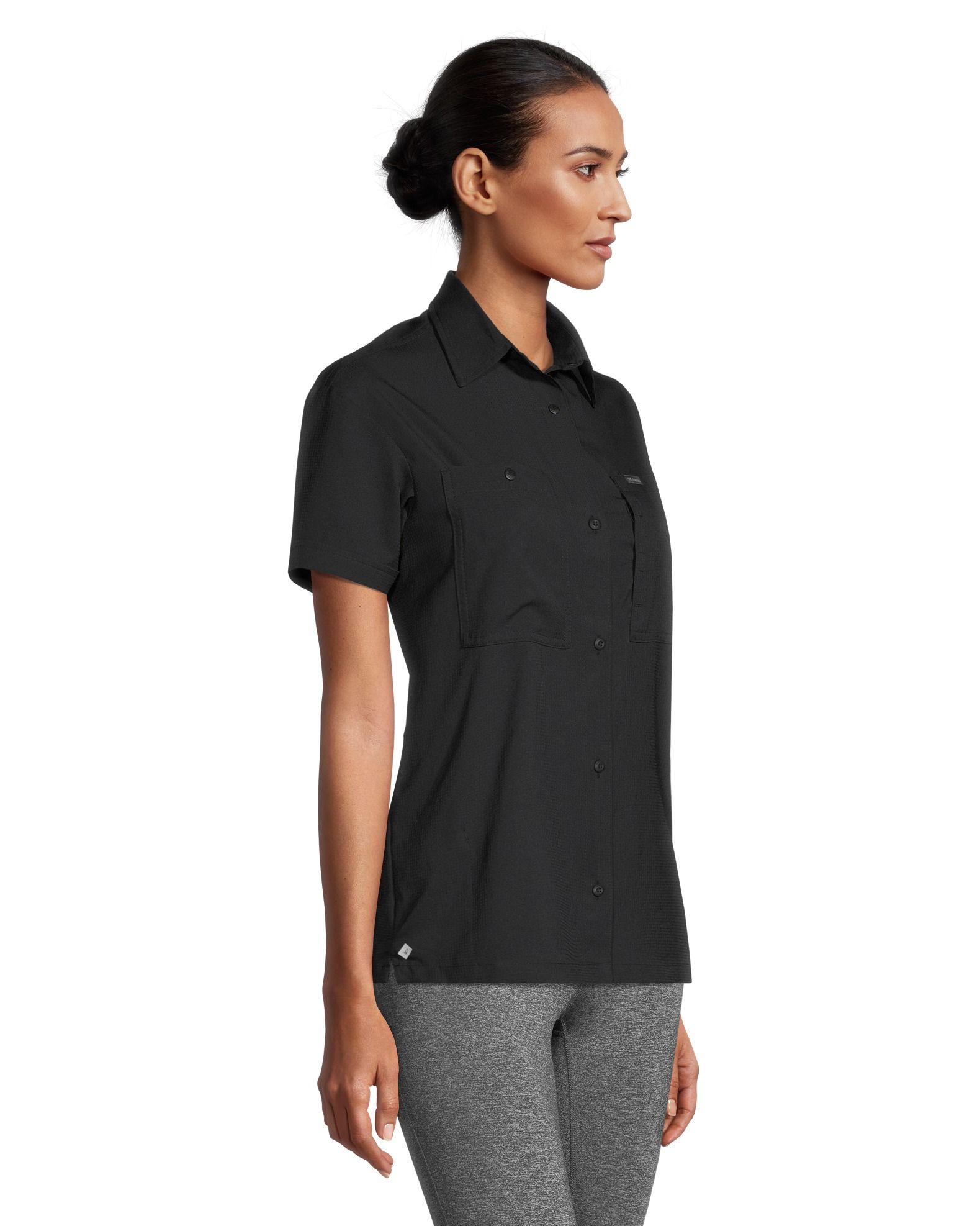 Chemise boutonnée à manches courtes avec protection Omni-Shade pour femmes, Columbia, Silver Ridge